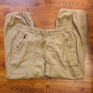 American Eagle Outfitters Khaki Wide Leg Pants